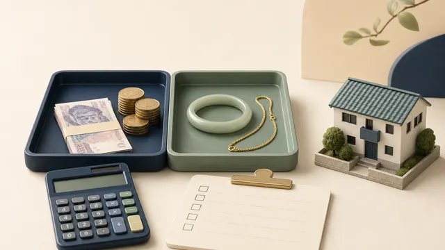 Separated assets, cash, owner-occupied home model, checklist and calculator